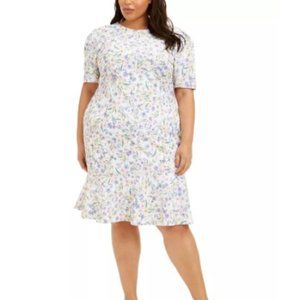 ๐คถ๐ปโฌ Calvin Klein Floral Ruffle-Hem